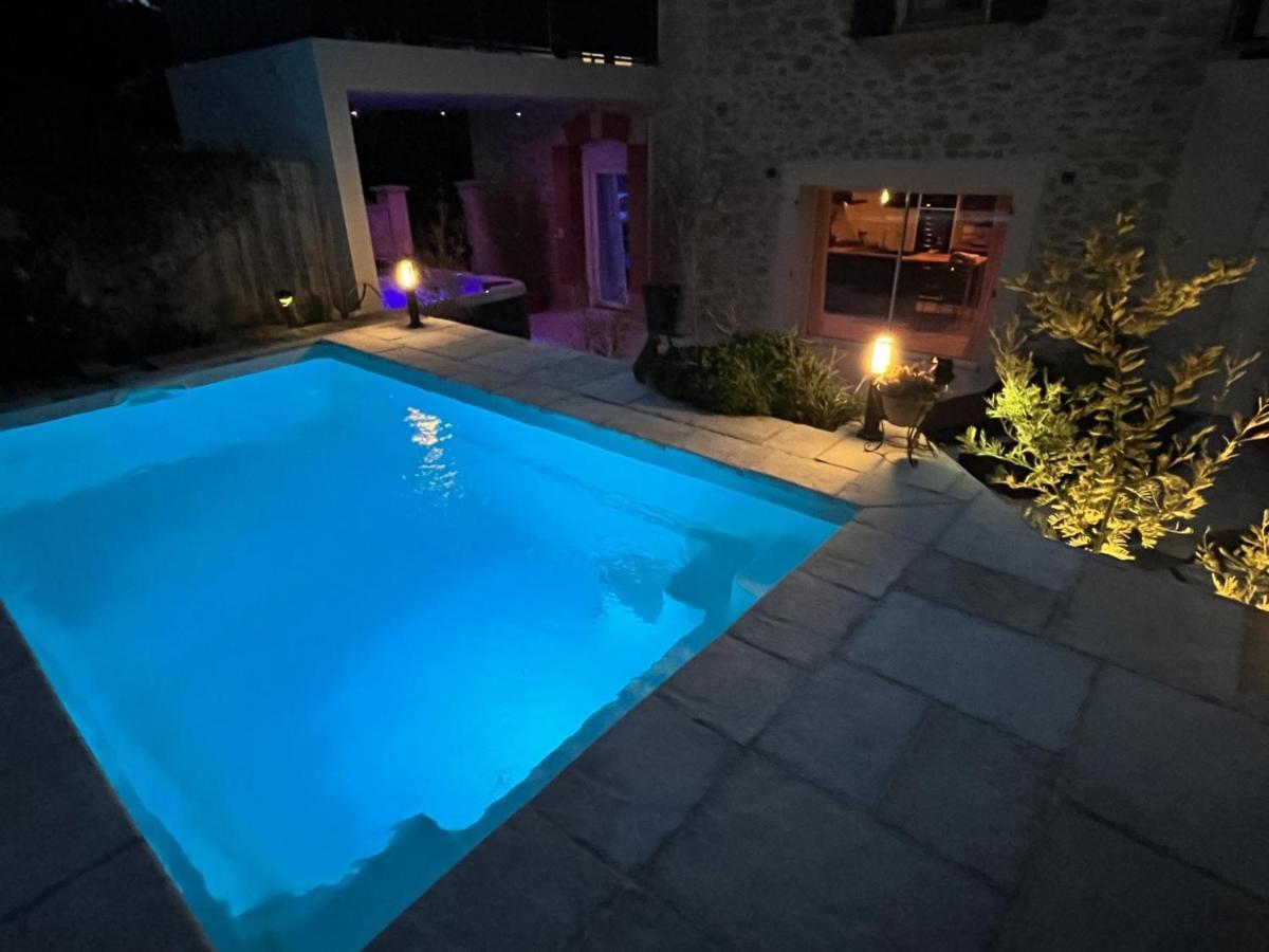 La Suite De Charme Du Mas De La Fontaine De Jonquier Avec Spa Privatif Séguret Zewnętrze zdjęcie